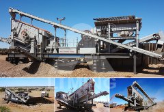 30-50tph diamond waste Mobile crushing line in South Africa